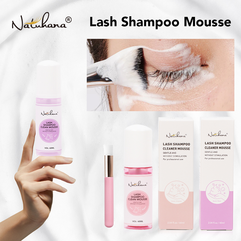 Eyelash Extension No 9 - Natuhana 60 мл шампунь для наращивания