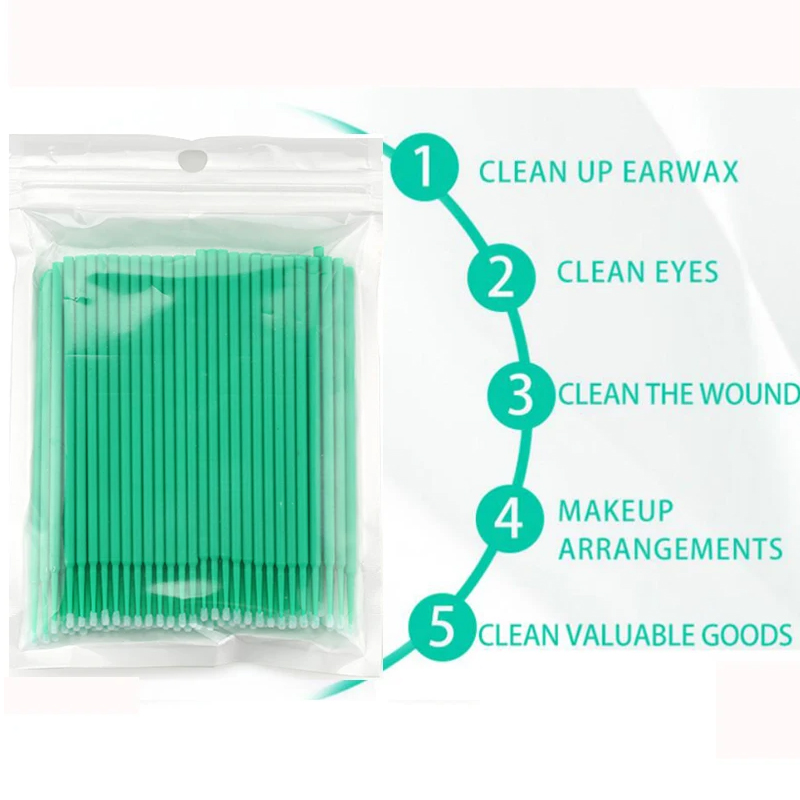 Одноразовые мерные тампоны 50/ – обзор и цена Eyelash Extension Eyeliner