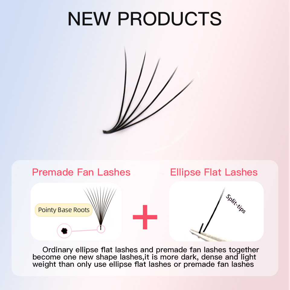 Плоские готовые вееры Вентилят – обзор и цена Eyelash Extension Supernatural