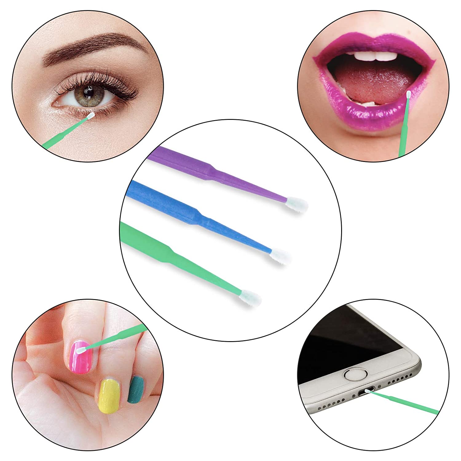 500 шт./лот, чистящие тампоны  – обзор и цена Eyelash Extension Eyeliner