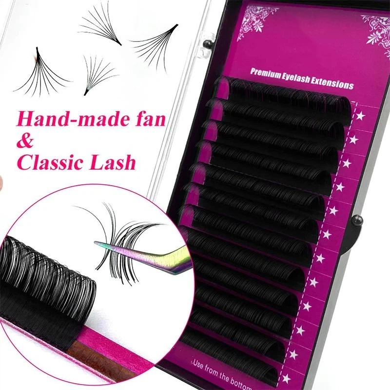 Накладные ресницы из норки пре – обзор и цена Eyelash Extension Volume Lashes