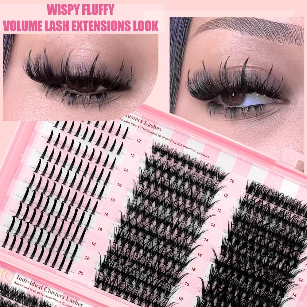 Накладные ресницы 9-16 мм, 3D  – обзор и цена Eyelash Extension Volume Lashes