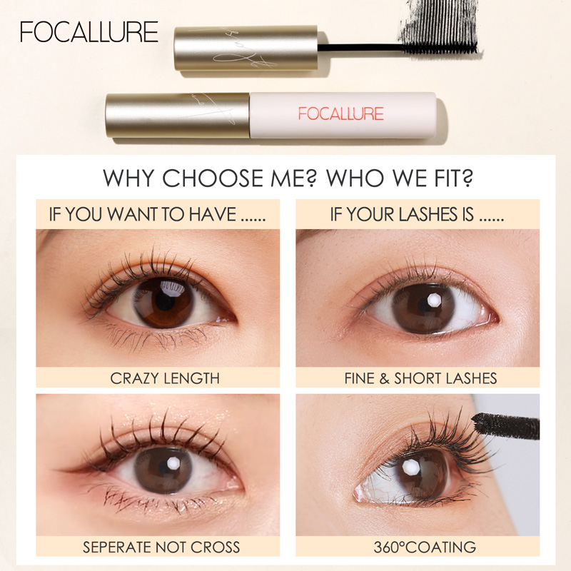 FOCALLURE 4d тушь для ресниц,  – обзор и цена Eyelash Extension Supernatural