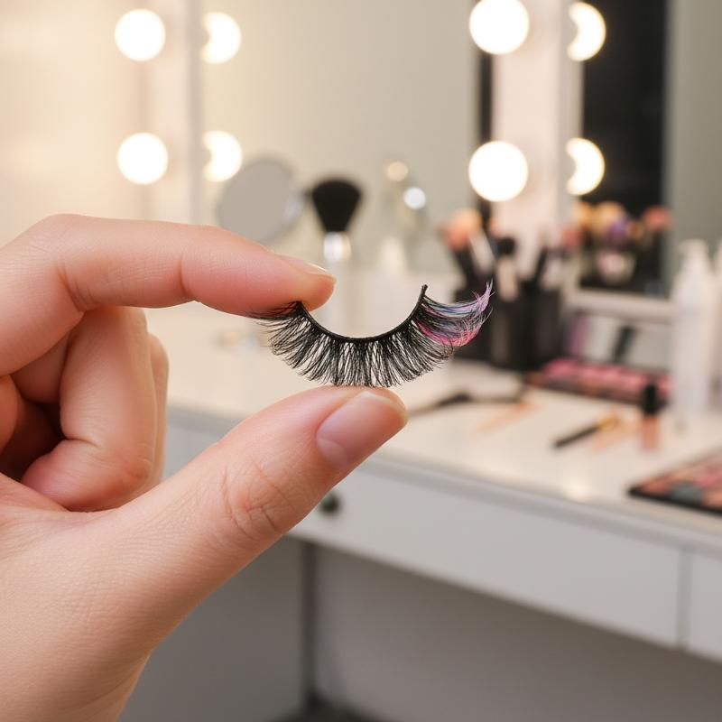 7 пар цветных накладных ресниц – обзор и цена Eyelash Extension Volume Lashes
