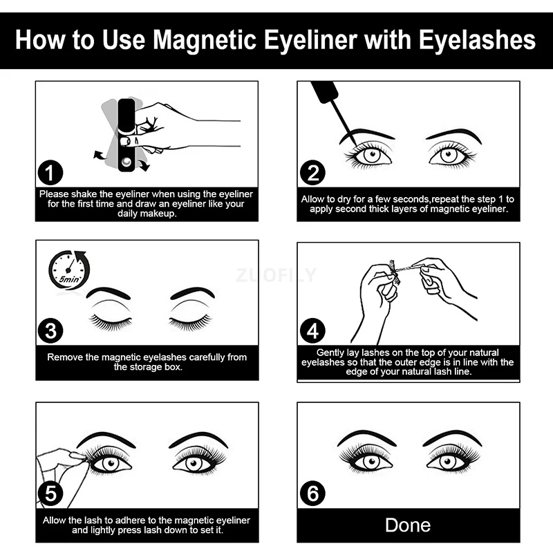 1/2 шт. Черная магнитная жидка – обзор и цена Eyelash Extension Eyeliner